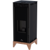 Poêle à granulés pellets Free-Vision 6 kW Bronpi (sans électricité)