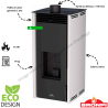 Poêle à granulés pellets Free 11 Kw Bronpi (sans électricité)