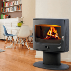 Poêle à bois GODIN Eliot 2 Anthracite 8 kW