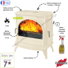 Poêle à bois Godin PETIT CARVIN 9 kW
