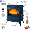 Poêle à bois Godin PETIT CARVIN 9 kW