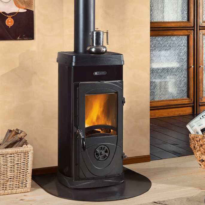 Poêle à bois Super Junior Lean La Nordica 5.7 kW