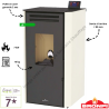 Poêle à granulés pellets Tina 7 kW Bronpi