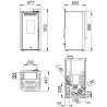 Poêle à granulés pellets Tina 7 kW Bronpi