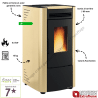 Poêle à granulés ventilé Ketty 5.0 Extraflame 6,5 kW