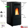 Poêle à granulés ventilé Ketty 5.0 Extraflame 6,5 kW