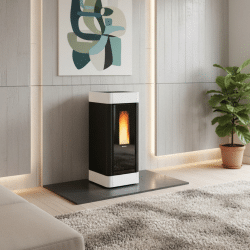 Poêle à granulés ventilé et étanche Sinfony Nordica Extraflame Poêle à granulés ventilé et étanche Sinfony Nordica Extraflame