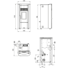 Poêle à granulés 7 kW Giusy Evo 2.0 Nordica Extraflame
