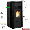 Poêle à granulés 7 kW Giusy Evo 2.0 Nordica Extraflame