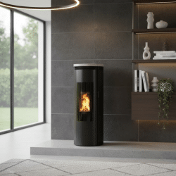 Poêle à granulés ventilé étanche 8 kW Amika Extraflame