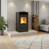 Poêle mixte bois et granulés Hybrid 11 kW Bronpi