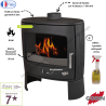 Poêle à bois GODIN Eclipse Peint Anthracite 8 kW