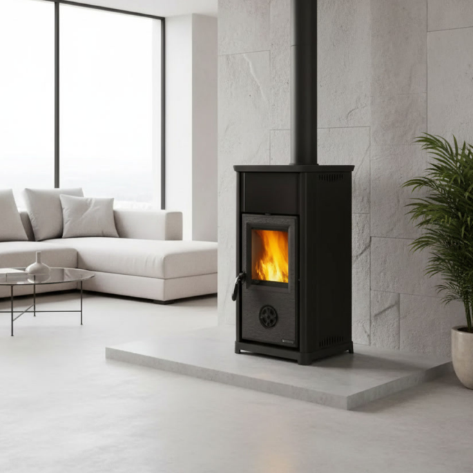 Poêle à bois Tea 5.0 La Nordica 7 kW