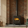 Poêle à bois GODIN Fonteval Anthracite 10 kW