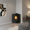 Poêle à granulés pellets d'angle Nina 9 kW Bronpi