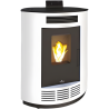 Poêle à granulés pellets d'angle Nina 9 kW Bronpi