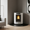 Poêle à granulés pellets d'angle Nina 9 kW Bronpi