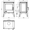 Poêle à bois Seris étanche 5 kW GODIN