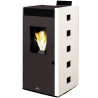 Poêle à granulés pellets Zoe 9 kW Bronpi