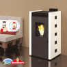 Poêle à granulés pellets Zoe 9 kW Bronpi