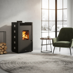 Poêle à granulés pellets Zoe 9 kW Bronpi