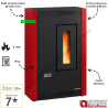 Poêle à granulés ventilé Luisella 5.0 Extraflame 5.1 kW