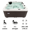 Spa 6 places Happy Deluxe Platinum Spas