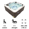 Spa 6 places Palma Deluxe Platinum Spas