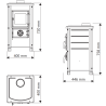 Poêle à bois 6,1 kW Lima-M MBS