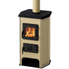 Poêle à bois 6,4 kW Nora MBS avec plaque de cuisson