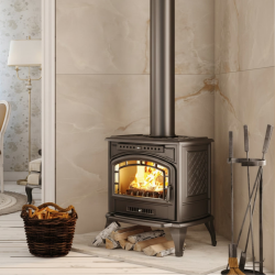 Poêle à bois en fonte 9.3 kW P7 ECO KAWMET