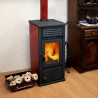 Poêle à bois 7,1 kW Tyra MBS avec plaque de cuisson