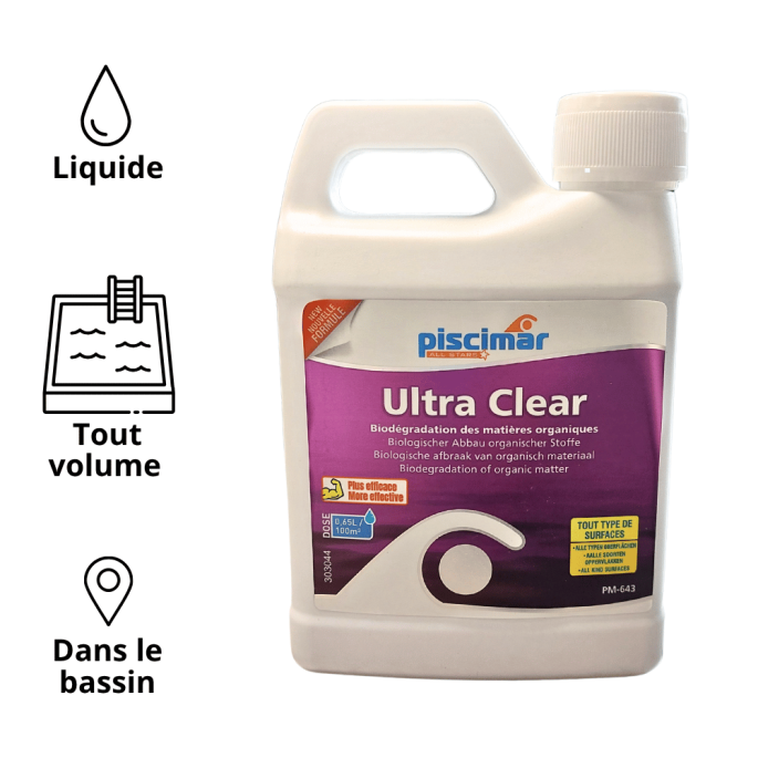 Floculant Ultra Clear 0.5L Piscimar