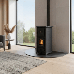 Poêle à bois avec four + plaque de cuisson 8,5 kW Anders Forno MBS