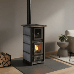 Poêle à bois avec four + plaque de cuisson 8,5 kW Anders Forno Ollaire MBS