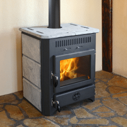 Poêle à bois 18,4 kW Hydro Elva Ollaire MBS