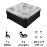Spa 6 Places modèle Jupiter Wellis