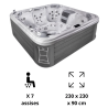 Spa 7 places assises modèle Elbrus 230 Wellis