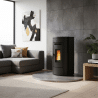 Poêle à granulés ventilé Klaudia 5.0 EVO Extraflame 8 kW