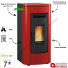 Poêle à granulés ventilé Klaudia 5.0 EVO Extraflame 8 kW