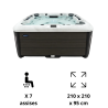 Spa 7 places Colombo Platinum Spas