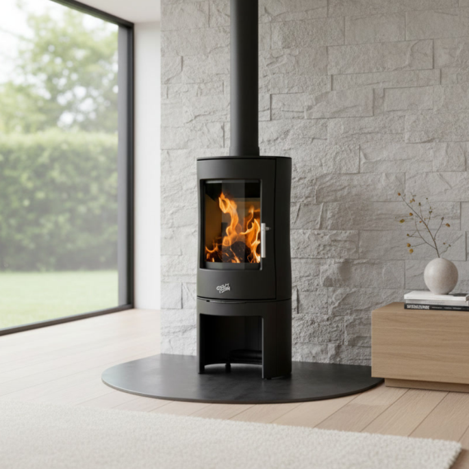 Poêle à bois Godin Mirande 8,5 kW