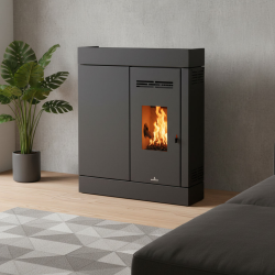 Poêle à granulés pellets Cira 8,5 kW Bronpi