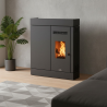Poêle à granulés pellets Cira 8,5 kW Bronpi