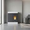 Poêle à granulés pellets Cira 8,5 kW Bronpi