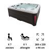 Spa 8 places Maximus Platinum Spas
