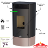 Poêle à granulés pellets Mila 11 kW BRONPI