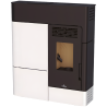 Poêle à granulés pellets extraplat Clara 12.4 Kw Bronpi