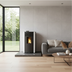 Poêle à granulés pellets CORAL-NC 14.3 kW BRONPI