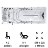 Spa de nage modèle Zelus Platinum Spas